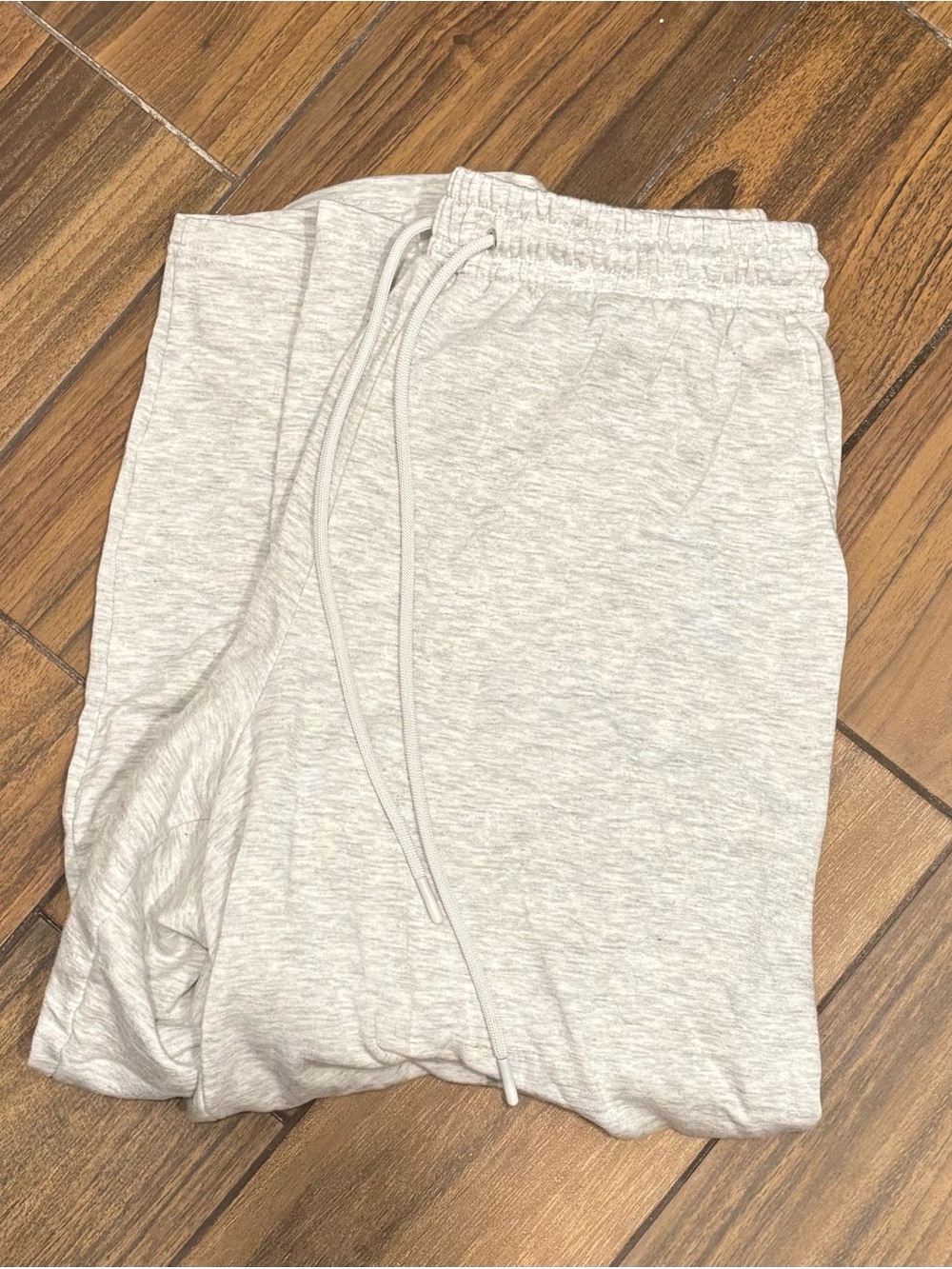 Women’s Light Gray Drawstring Lounge pants set